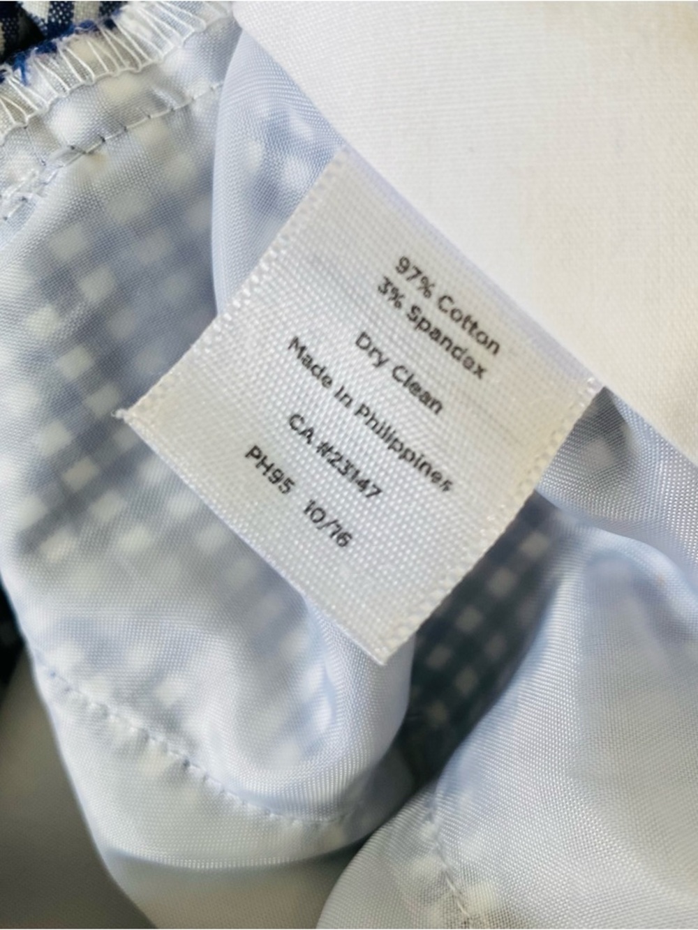 TALBOTS Gingham Cropped Pants - image 6